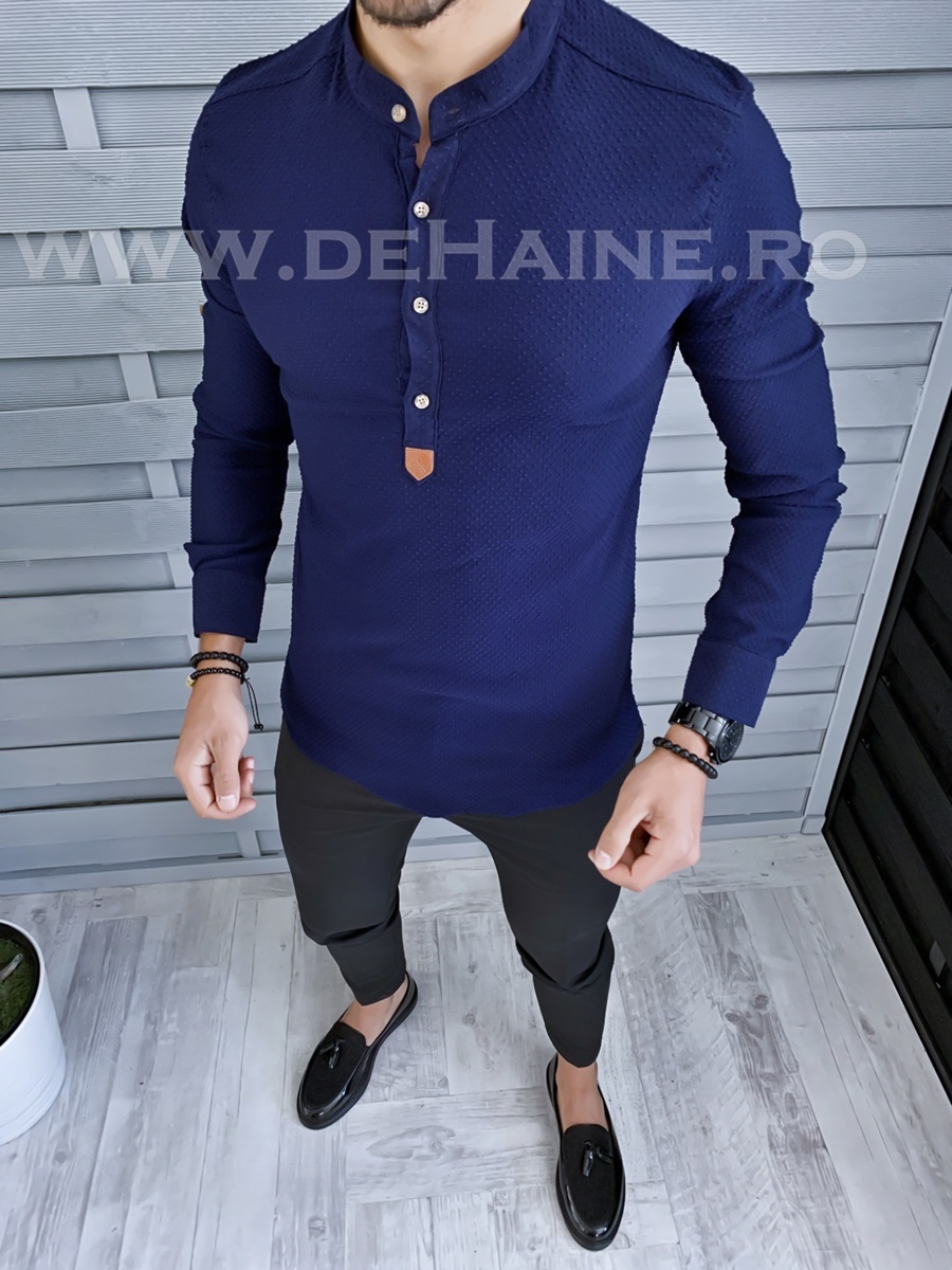 Camasa barbati bleumarin slim fit a9972 *